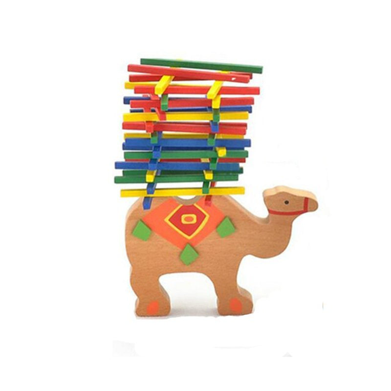 Kids Wooden Toys Moon Elephant Animals Balancing Game Kids Educational Toys for Baby Building Blocks Children Balance Toys ZXH