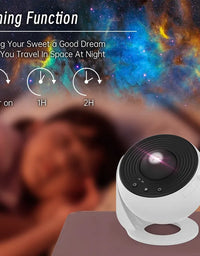 Night Light Galaxy Projector Starry Sky Projector 360° Rotate Planetarium Lamp For Kids Bedroom Valentines Day Gift Wedding Deco
