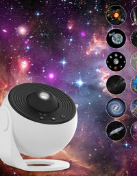 Night Light Galaxy Projector Starry Sky Projector 360° Rotate Planetarium Lamp For Kids Bedroom Valentines Day Gift Wedding Deco
