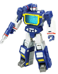 Mini Soundwave With Laserbeak Transformation MFT HS-03 HS03 Hot Soldiers G1 Pocket War Deformation Action Figure Robot Toy Gifts
