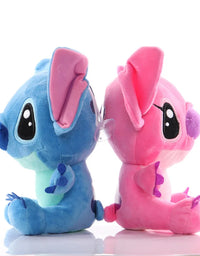 20cm Disney Lilo and Stitch Couple Style Plush Toy Cartoon Stitch Stuffed Plush Dolls Pendant Girl Toys Kids Xmas Birthday Gift
