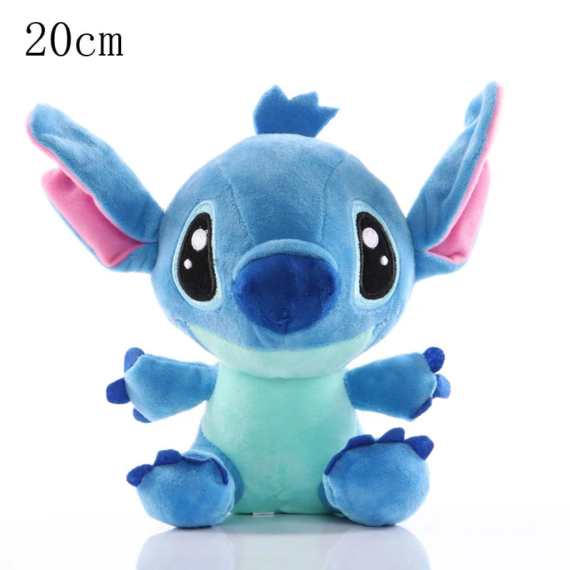 20cm Disney Lilo and Stitch Couple Style Plush Toy Cartoon Stitch Stuffed Plush Dolls Pendant Girl Toys Kids Xmas Birthday Gift