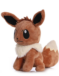 20cm TAKARA TOMY Eevee Plush Toys Doll Pokemon Eevee Soft Stuffed Animals Plush Toys Gifts for Kids Children Birthday Gifts
