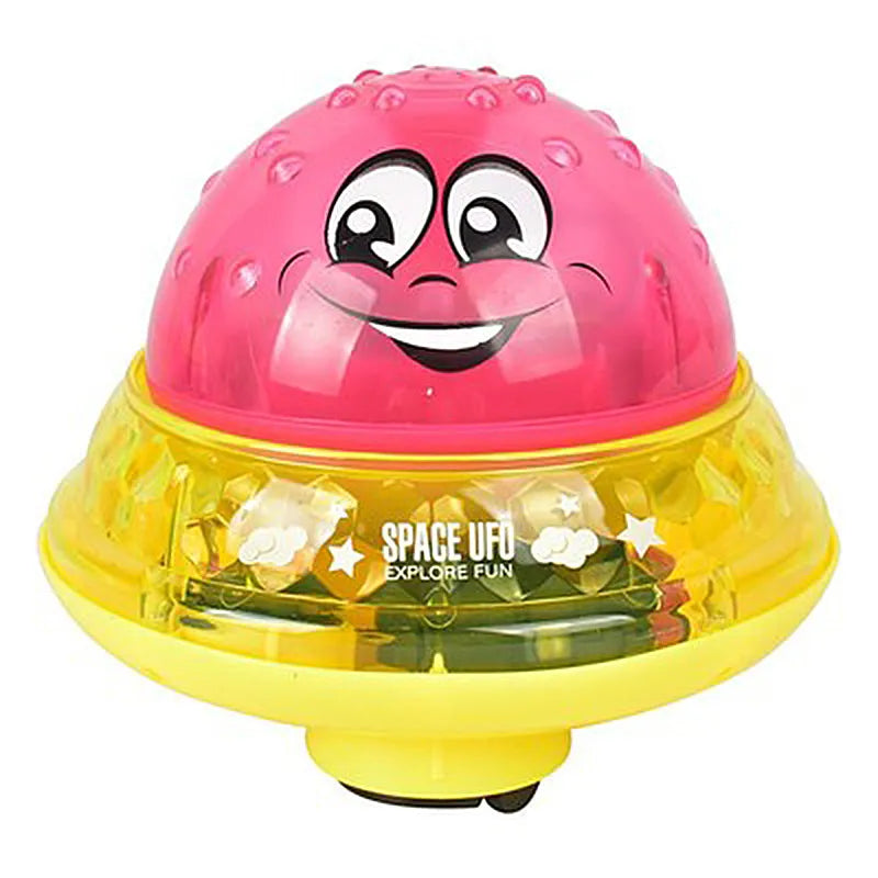 Baby Bath Toys Electric Inductive Water Spray Ball with Light Bathroom Bathtub Swimming Toys for Toddler Infant Children