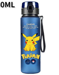 Pokemon 560ML Water Cup Anime Portable Children's Cute Pikachu Plastic Cartoon Outdoor Sports Large Capacity Water Bottle Gifts
