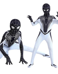 Negative Zone Spiderman Costume Superhero Spider Man Cosplay Bodysuit for Kids Zentai Halloween Spider Man Cosplay Jumpsuit
