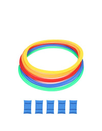 5PCS Children Outdoor Jumping Ring Kindergarten Children Sports Training Teaching Aids Kids Early Sport Educational Toys Games
