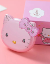 Sanrio Hello Kitty New Model Children Mini Small Cell Phone Flip Cover Student Smartphone Photo Shooter Music Birthday Gifts
