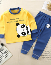 Kids Clothes Children Sets Children's Clothing Boys Girls CottonAutumn winter Clothing Pants Sleepwear Underwear Christmas Gift
