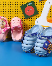 Paw Patrol Boys Girls Chase Rubble Skye Kids Non-slip Bathroom Slippers Cartoon Hole Shoes Baby Beach Shoes Kids Gifts
