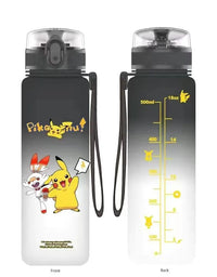 Pokemon 560ML Water Cup Anime Portable Children's Cute Pikachu Plastic Cartoon Outdoor Sports Large Capacity Water Bottle Gifts
