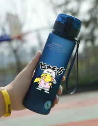 Pokemon 560ML Water Cup Anime Portable Children's Cute Pikachu Plastic Cartoon Outdoor Sports Large Capacity Water Bottle Gifts
