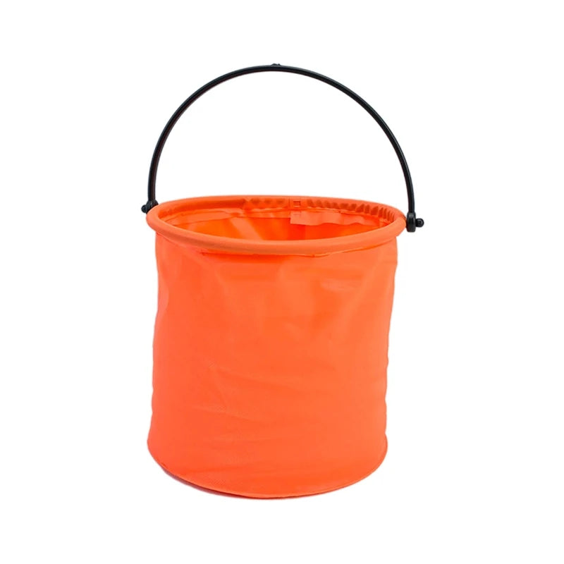 1Pc Beach Sand Play Bucket Toy Folding Collapsible Bucket Gardening Tool Outdoor Sand Pool Play Tool Toy Kids Summer Favor