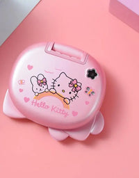 Sanrio Hello Kitty New Model Children Mini Small Cell Phone Flip Cover Student Smartphone Photo Shooter Music Birthday Gifts
