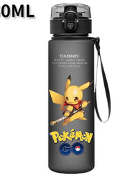 Pokemon 560ML Water Cup Anime Portable Children's Cute Pikachu Plastic Cartoon Outdoor Sports Large Capacity Water Bottle Gifts
