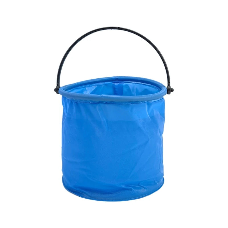 1Pc Beach Sand Play Bucket Toy Folding Collapsible Bucket Gardening Tool Outdoor Sand Pool Play Tool Toy Kids Summer Favor