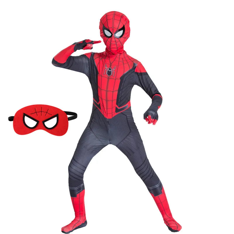 4-12Y Kids Superhero Cosplay Costume Child Halloween/Christmas/Prom Party Set Gift Kids Carnival Games Dress Up Costumes