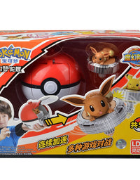 Original Pokemon Anime Pikachu Eevee Charmande Squirtle Mew Launchers Children Arena Action Figures Model Toys Gift
