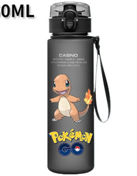 Pokemon 560ML Water Cup Anime Portable Children's Cute Pikachu Plastic Cartoon Outdoor Sports Large Capacity Water Bottle Gifts
