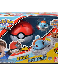 Original Pokemon Anime Pikachu Eevee Charmande Squirtle Mew Launchers Children Arena Action Figures Model Toys Gift
