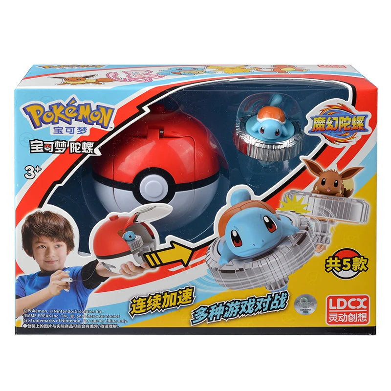 Original Pokemon Anime Pikachu Eevee Charmande Squirtle Mew Launchers Children Arena Action Figures Model Toys Gift