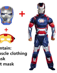 4-12Y Kids Superhero Cosplay Costume Child Halloween/Christmas/Prom Party Set Gift Kids Carnival Games Dress Up Costumes
