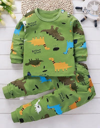 Kids Clothes Children Sets Children's Clothing Boys Girls CottonAutumn winter Clothing Pants Sleepwear Underwear Christmas Gift
