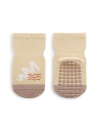 6979 Newborn Socks 5Pairs/Lot Baby Socks Dispensing Non-slip Floor Socks Combed Cotton Breathable Baby Boy's Socks
