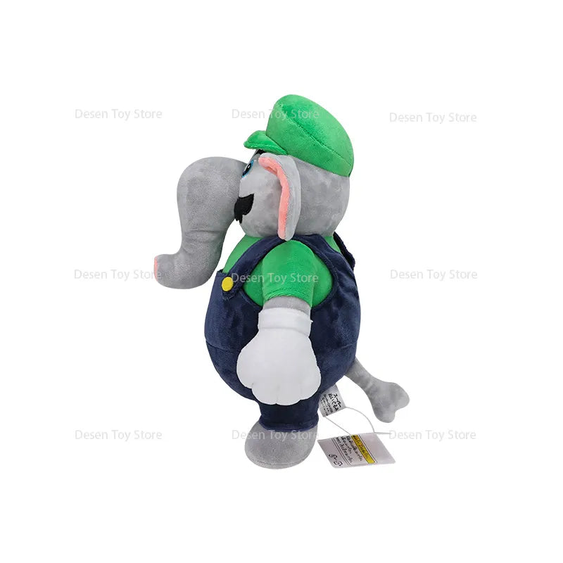 2 Styles New Mario Bros Plush Elephant Mario Elephant Luigi Stuffed Animal Doll Plushie Kids Gifts For Children Birthday