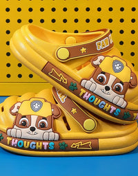 Paw Patrol Boys Girls Chase Rubble Skye Kids Non-slip Bathroom Slippers Cartoon Hole Shoes Baby Beach Shoes Kids Gifts
