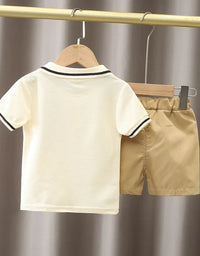 Baby Boy Clothes Set T-shirt+Shorts Kids Boy Summer Clothing Set Cute Cartoon Baby Boy Outfit Set Infant Toddler Tee Shirt Pants
