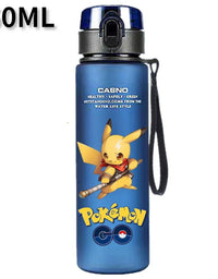 Pokemon 560ML Water Cup Anime Portable Children's Cute Pikachu Plastic Cartoon Outdoor Sports Large Capacity Water Bottle Gifts
