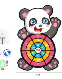 Montessori Throw Sport Slingshot Target Sticky Ball Dartboard Basketball Board Games Educational Children's outdoor Game toy
