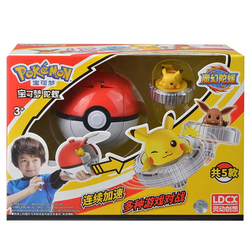 Original Pokemon Anime Pikachu Eevee Charmande Squirtle Mew Launchers Children Arena Action Figures Model Toys Gift