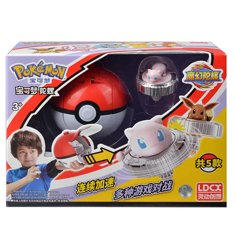 Original Pokemon Anime Pikachu Eevee Charmande Squirtle Mew Launchers Children Arena Action Figures Model Toys Gift