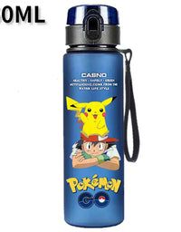 Pokemon 560ML Water Cup Anime Portable Children's Cute Pikachu Plastic Cartoon Outdoor Sports Large Capacity Water Bottle Gifts
