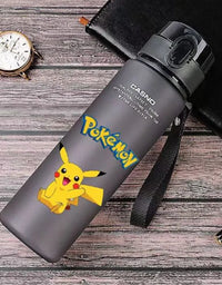 Pokemon 560ML Water Cup Anime Portable Children's Cute Pikachu Plastic Cartoon Outdoor Sports Large Capacity Water Bottle Gifts
