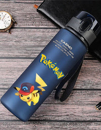 Pokemon 560ML Water Cup Anime Portable Children's Cute Pikachu Plastic Cartoon Outdoor Sports Large Capacity Water Bottle Gifts
