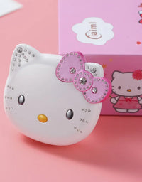 Sanrio Hello Kitty New Model Children Mini Small Cell Phone Flip Cover Student Smartphone Photo Shooter Music Birthday Gifts
