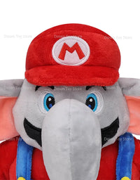 2 Styles New Mario Bros Plush Elephant Mario Elephant Luigi Stuffed Animal Doll Plushie Kids Gifts For Children Birthday
