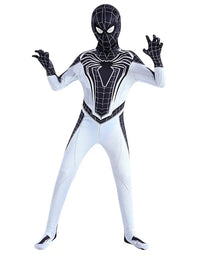 Negative Zone Spiderman Costume Superhero Spider Man Cosplay Bodysuit for Kids Zentai Halloween Spider Man Cosplay Jumpsuit
