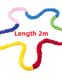 Kindergarten Outdoor Team Cooperation Sport Toys Training Equipment Elasticity Rope Loop Southeast Northwest Running Kids Game
