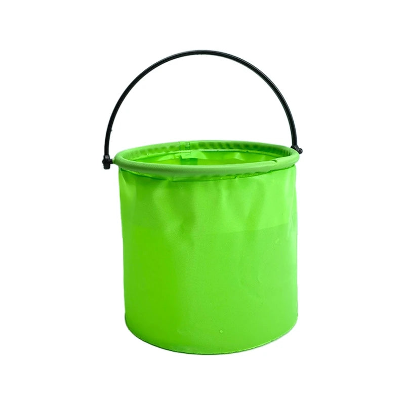 1Pc Beach Sand Play Bucket Toy Folding Collapsible Bucket Gardening Tool Outdoor Sand Pool Play Tool Toy Kids Summer Favor