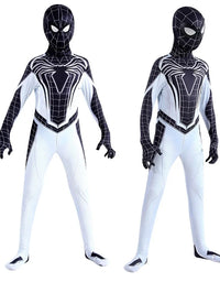 Negative Zone Spiderman Costume Superhero Spider Man Cosplay Bodysuit for Kids Zentai Halloween Spider Man Cosplay Jumpsuit
