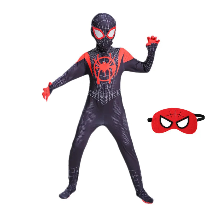 4-12Y Kids Superhero Cosplay Costume Child Halloween/Christmas/Prom Party Set Gift Kids Carnival Games Dress Up Costumes