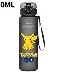 Pokemon 560ML Water Cup Anime Portable Children's Cute Pikachu Plastic Cartoon Outdoor Sports Large Capacity Water Bottle Gifts
