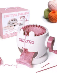 48/22 Needles Knitting Machine DIY Hand Knitting Machine Sweater Knitting Board Rotating Double Knit Loom Machine Kit For Kids
