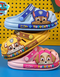 Paw Patrol Boys Girls Chase Rubble Skye Kids Non-slip Bathroom Slippers Cartoon Hole Shoes Baby Beach Shoes Kids Gifts
