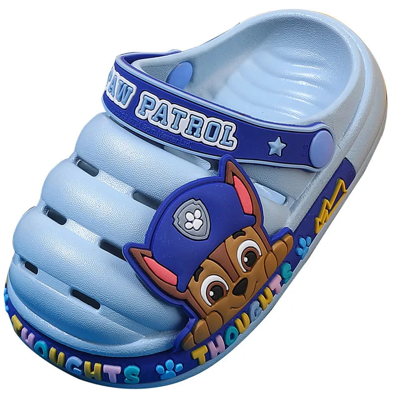 Paw Patrol Boys Girls Chase Rubble Skye Kids Non-slip Bathroom Slippers Cartoon Hole Shoes Baby Beach Shoes Kids Gifts