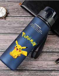 Pokemon 560ML Water Cup Anime Portable Children's Cute Pikachu Plastic Cartoon Outdoor Sports Large Capacity Water Bottle Gifts
